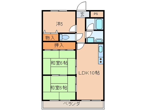 ソシア・アグネスの物件間取画像